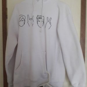Dolan Twins first edition white hoodie